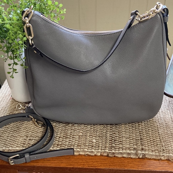 Kate Spade hobo in taupe grey - Picture 2 of 11